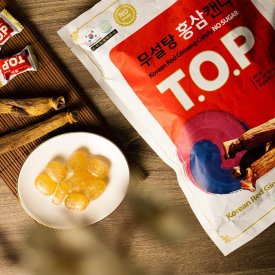 Kẹo sâm không đường T.O.P dạng bịch