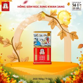 Thiên Sâm Nguyên Củ KGC Heaven Root 20Ji 150g / 7 Củ