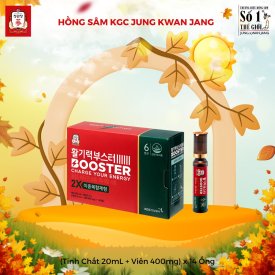 Nước Hồng Sâm KGC Vital Tonic Booster (Tinh Chất 20ml + Viên 400mg) x 14 Ống