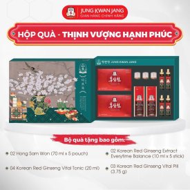  Bộ quà tặng Hồng sâm Hàn Quốc KGC: Thịnh Vượng Hạnh Phúc